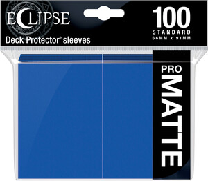 Ultra PRO Protecteurs de cartes Standard Eclipse PRO-Matte Bleu 100ct 074427156145