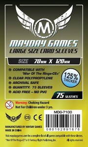 Mayday Games Protecteurs de cartes 70x120mm 75ct Tarot de luxe 125% Thicker 080162891678