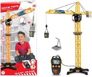 Dickie Toys dickie - téléguidée grue géante avec fil 100 cm 4052348017369