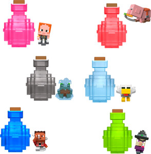 Mattel minecraft - mini mode extraction, assortiment 194735268559