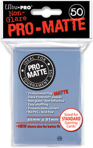 Ultra PRO Protecteurs de cartes Standard PRO-Matte transparent (clear) 66x91mm 50ct 074427844905