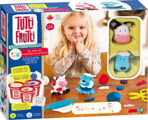 Tutti Frutti Pâte à modeler les petits amis - l'ensemble de la ferme (fr/en) 061404150920