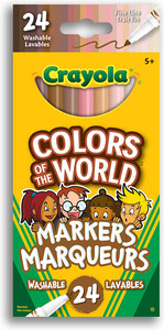 Crayola Colors of the World - 24 marqueurs lavables 063652852502