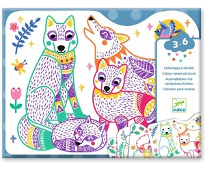 Djeco Coloriage Familles de la forêt(fr/en) 3070900000650