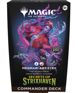 Wizards of the Coast MTG Secrets of strixhaven - commander deck Prismari Artistry MTG