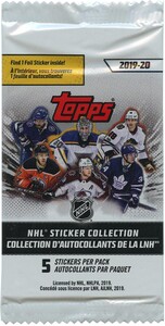 Topps TOPPS Collection d'autocollants de la LNH 19/20 887521088423