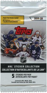 Topps TOPPS Collection d'autocollants de la LNH 19/20 (5/50/16) 887521088423