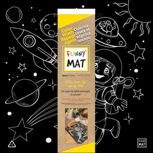 Funny Mat Napperon Funny Mat Espace - noir 067897020610