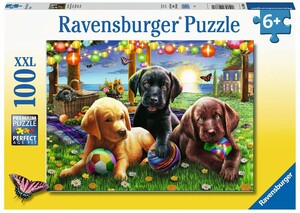 Ravensburger casse-tete Casse-tête 100 XXL Pique-nique des chiens 4005556128860