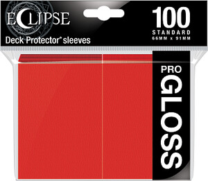 Ultra PRO Protecteurs de cartes mtg Eclipse PRO-Gloss Rouge 100ct 074427156046