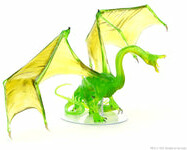 MINI Dnd Painted Minis icons : Adult Emerald Dragon Prenium 634482960646