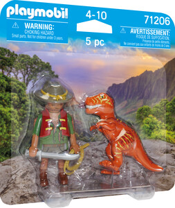 Playmobil Playmobil 71206 Duo Aventurier et tyrannosaure 4008789712066