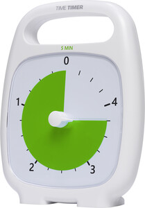Time Timer Time Timer PLUS minuterie visuelle 7" 5 min blanche 040232696077