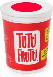 Tutti Frutti Pâte à modeler 1kg inodore rouge (fr/en) 061404015595