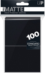 Ultra PRO Protecteurs de cartes Standard PRO-Matte 100ct 66x91mm noir 074427845155