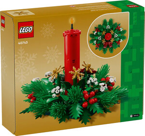 LEGO LEGO 40743 Le centre de table de Noël 673419393775