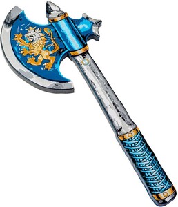 Liontouch Costume chevalier noble bleue hache en mousse 10300 5707307103001