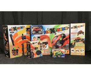  Flextreme - Ensemble découverte 184 pc, centre de ravitaillement, ensemble Multi-circuits, Superloops 22 pc, Voiture supplémentaire 