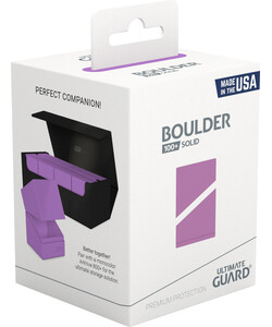 ultimate guard Ultimate Guard Deck Box Boulder 100+ solid lavender 4056133029384