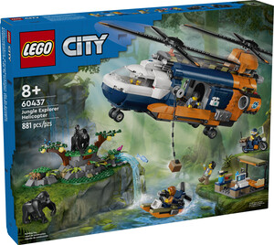 LEGO LEGO 60437 L’hélicoptère de l’explorateur de la jungle au camp de base 673419391078