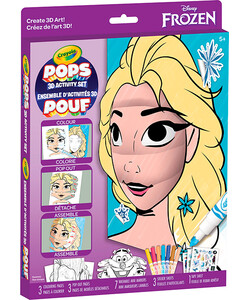 Crayola Ensemble d'activités 3D POUF Reine des neiges 063652185600