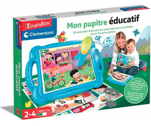 Clementoni Mon pupitre éducatif avec stylo qui s'allume (fr) 8005125523009