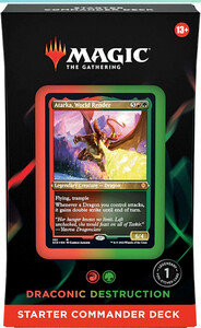 Wizards of the Coast MTG Starter Commander deck 2022 Draconic Destruction MTG