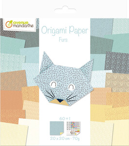 Avenue Mandarine Origami paper, furs 3609510575137