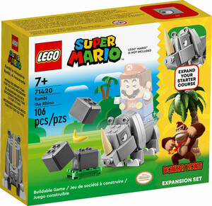 LEGO LEGO 71420 Super Mario - Ensemble d'extension Rambi le rhinocéros 673419374545