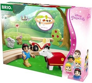 Brio Train Brio Train en bois Disney Princesse Ensemble animaux Blanche-Neige 32299 7312350322996