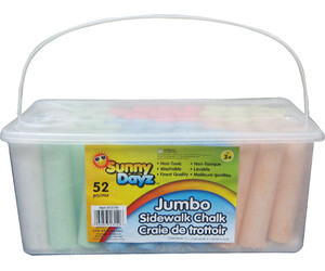CANASIA TOYS & GIFTS INC. Craies de trottoir Jumbo 52 pièces Sunny Dayz 062823131408
