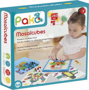 Pakö Mosaïcubes 260 pièces, mosaïque cubes 629270410106