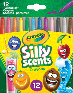 Crayola Crayola - 12 Mini crayons Twistables Silly Scents 063652826404