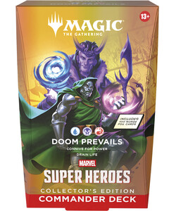 Wizards of the Coast MTG Marvel super heroes - commander collectors edition deck Doom Prevails MTG