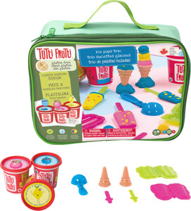 Tutti Frutti Pâte à modeler sac à lunch Trio sucettes glacées sans gluten (fr/en) 061404277009