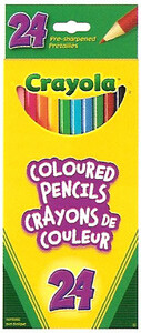 Crayola Crayola - 24 crayons de couleur 10063652202403