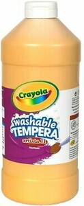 Crayola Peinture à tempera lavable pêche 946 ml 071662023331