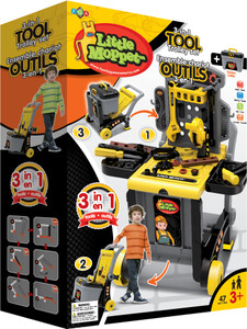 Little Moppet Little Moppet Chariot outils 3-en-1 086453055453