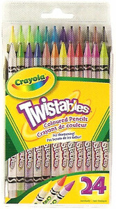 Crayola Crayola - 24 crayons de couleur twistable 063652752406
