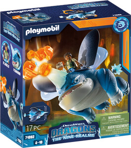 Playmobil Playmobil 71082 Dragons Nine Realms: Plowhorn & D'Angelo 4008789710826