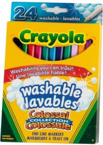Crayola Crayola - 24 marqueurs minces colossale 10063652852400
