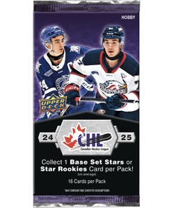 Upper Deck Upper Deck CHL Hockey 24/25 Hobby Booster (16/12/20) (unité) 053334329514