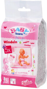 Zapf Creation Couches pour poupée bébé 5pcs (Baby Born) 4001167826508