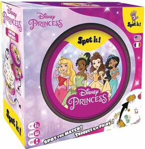 Zygomatic Spot it! / dobble (fr/en) disney princess - Rebrand (eco-box) 3558380124887