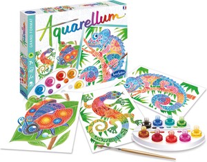 AQUARELLUM Peinture à numéro Aquarellum grand format - zentangle (fr/en) 3373910063920