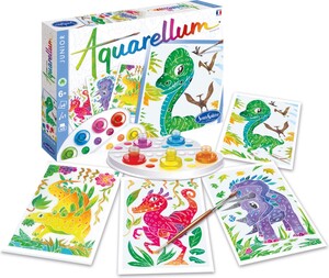 AQUARELLUM Peinture à numéro Aquarellum junior - dinosaures (fr) 3373910065115