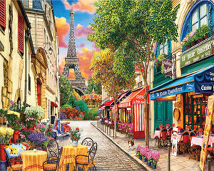 Figured'Art Peinture à numéro Peinture à numéros sur canevas (intermediaire) -Ruelle à Paris 678361113983