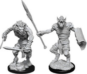 NECA/WizKids LLC Dnd unpainted minis wv12 gnoll/gnoll flesh gnawer 634482900666