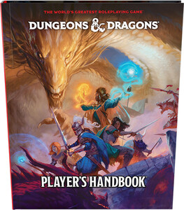 Wizards of the Coast Donjons et dragons 5e DnD 5e 2024 (en) Player's Handbook (D&D) 9780786969517