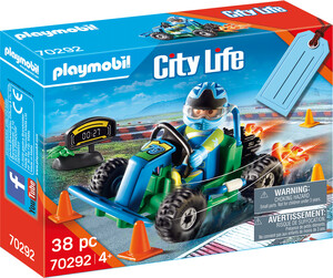 Playmobil Playmobil 70292 Set cadeau Pilote de kart (mars 2021) 4008789702920